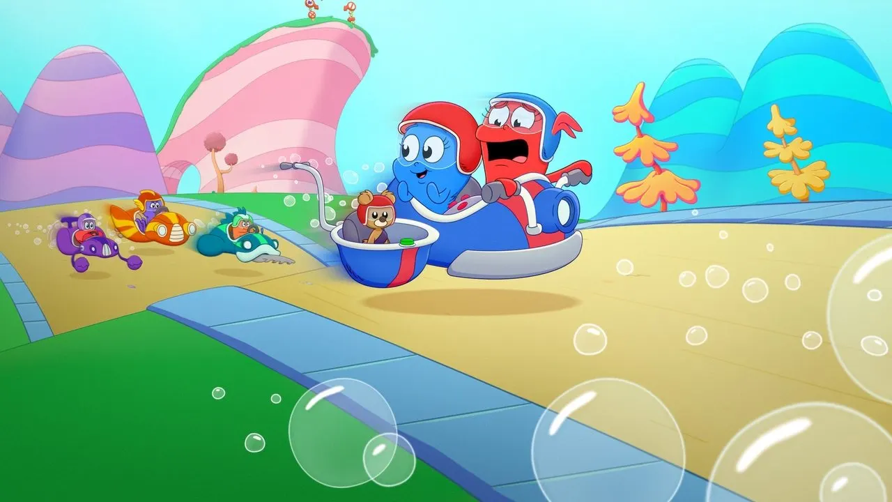 Dr. Seuss's Red Fish, Blue Fish backdrop
