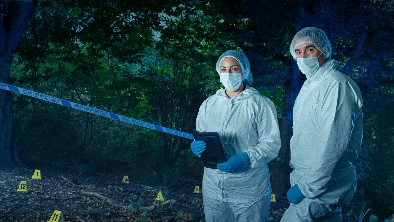 Forensics: Murder Scene backdrop