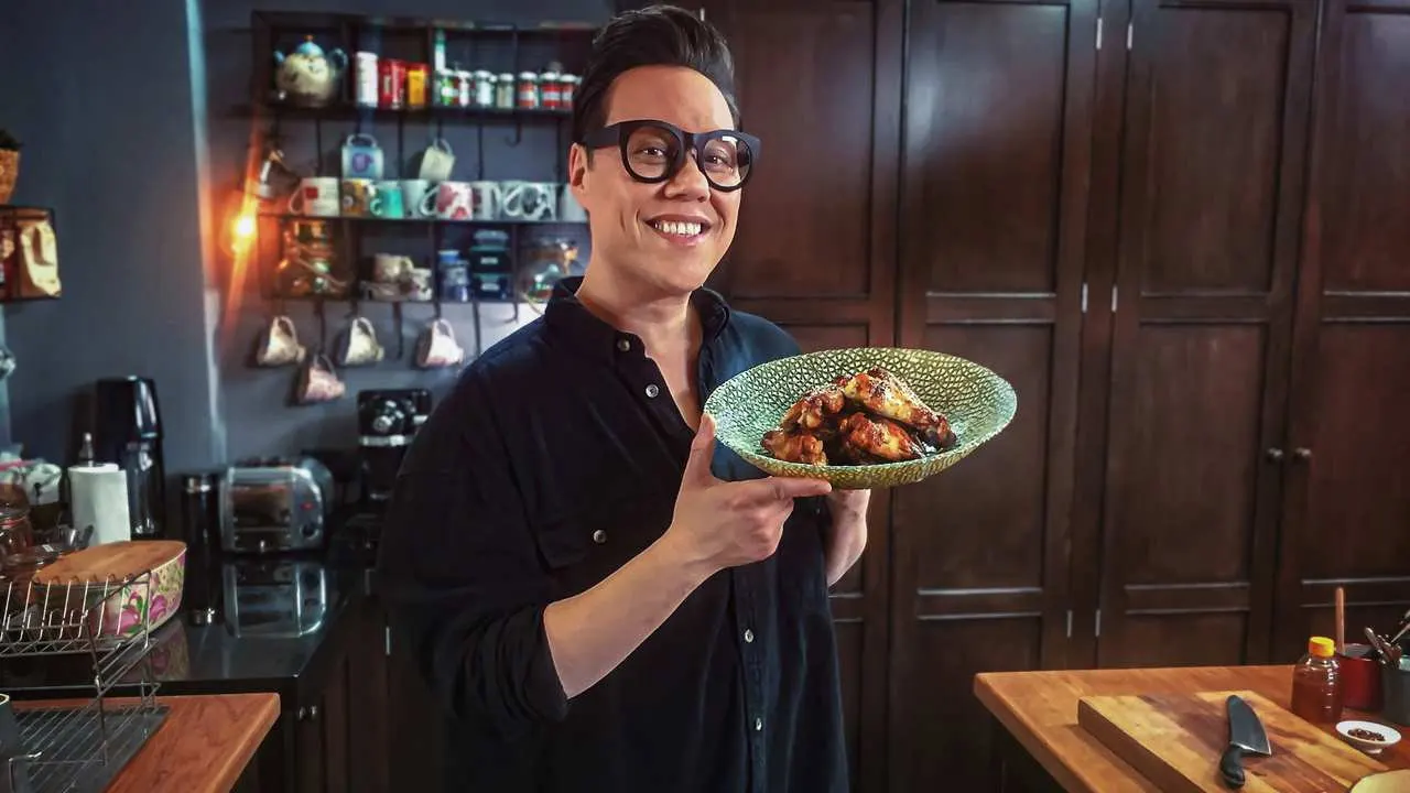 Gok Wan's Easy Asian backdrop