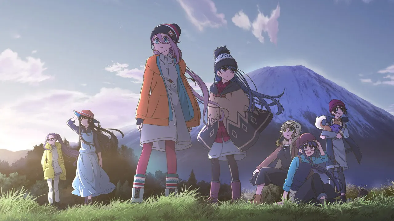 Laid-Back Camp backdrop