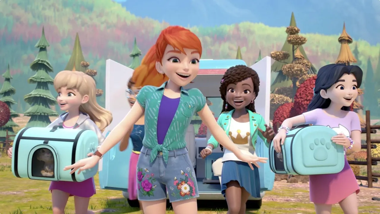 LEGO Friends: Girls on a Mission backdrop