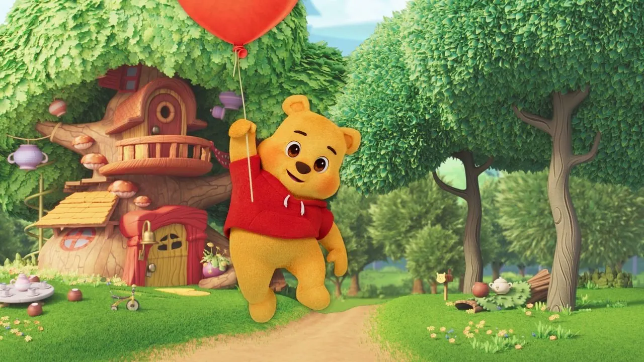 Me & Winnie The Pooh backdrop