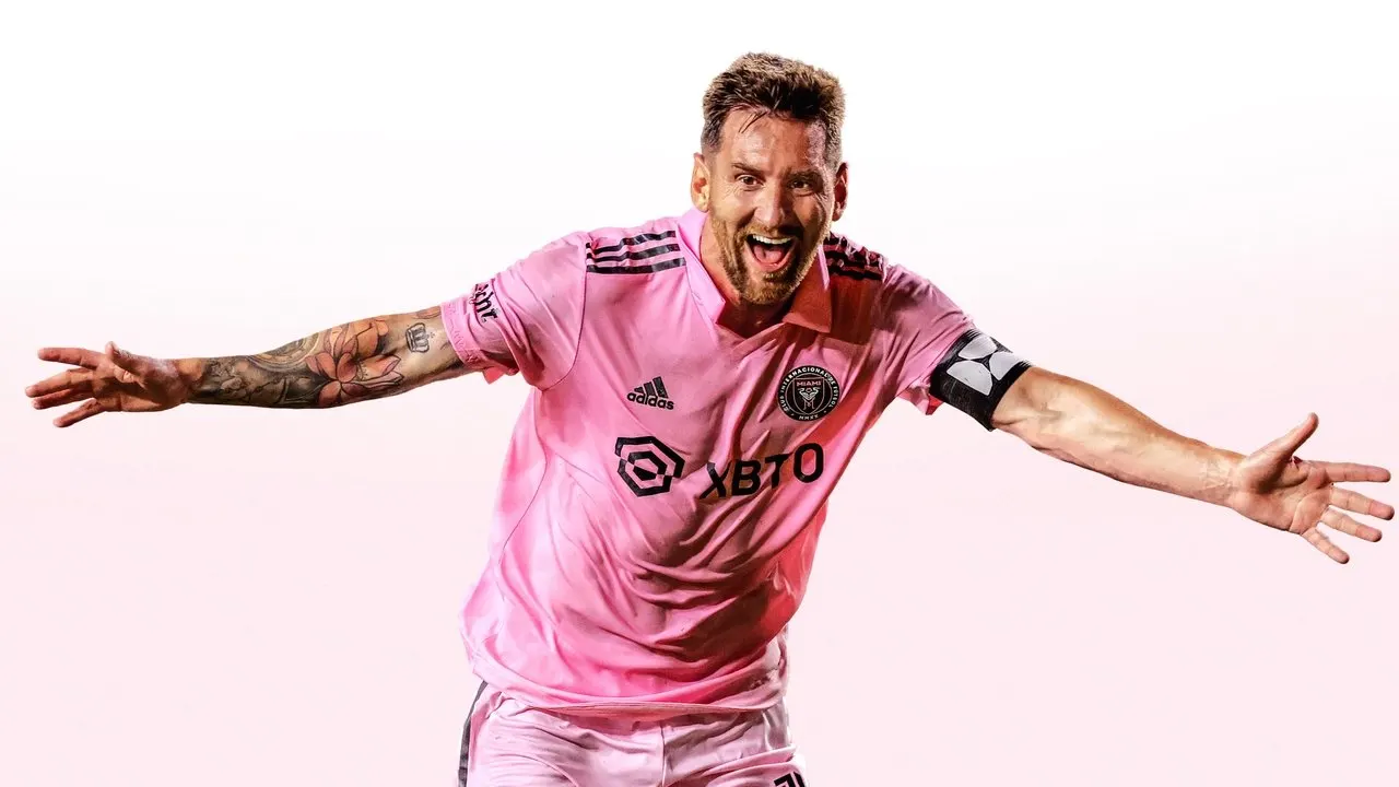 Messi Meets America backdrop