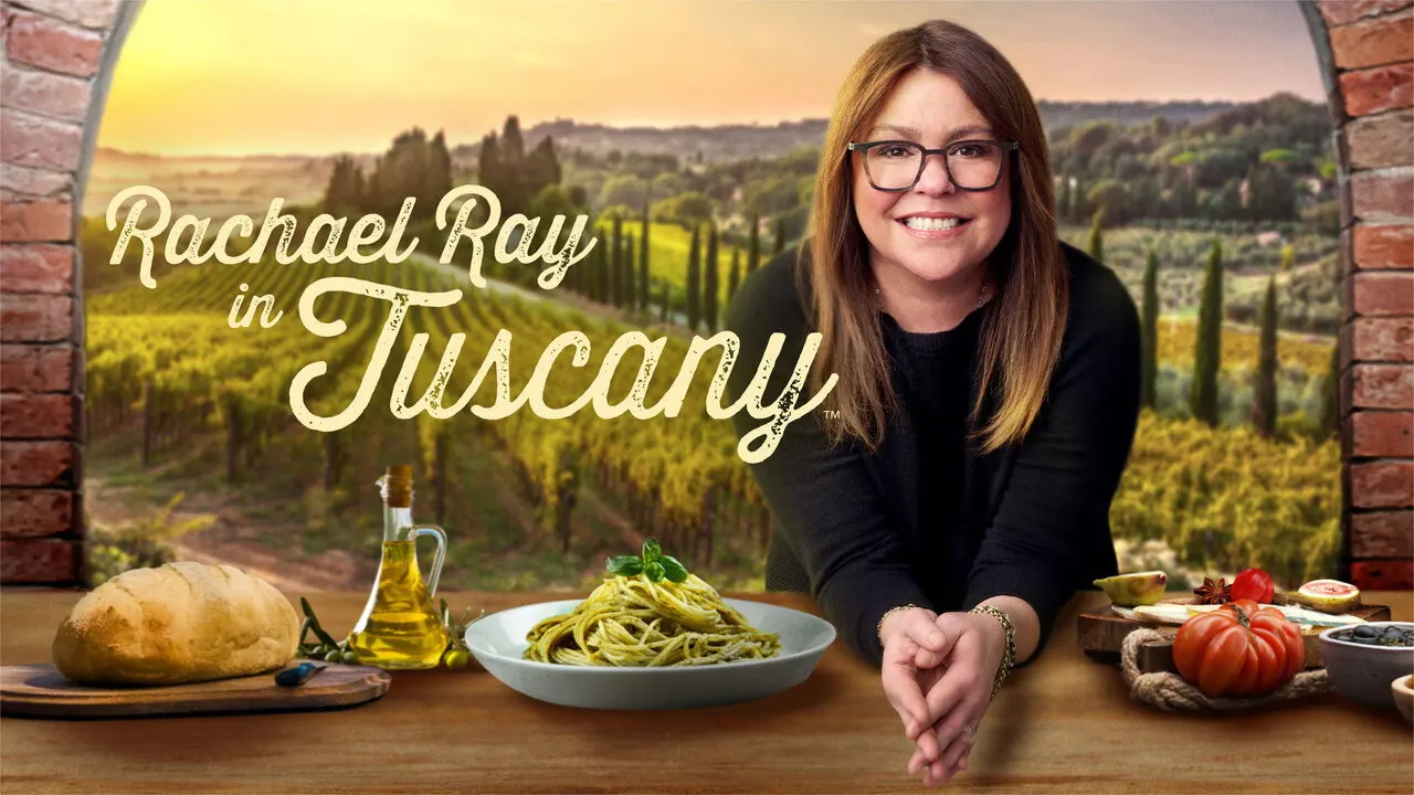 Rachael Ray in Tuscany backdrop