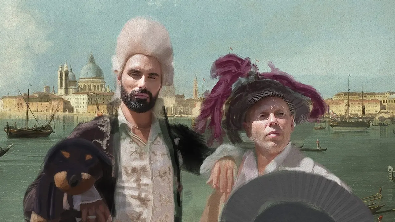 Rob and Rylan's Grand Tour backdrop