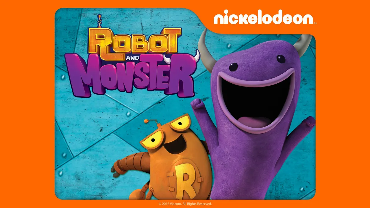 Robot and Monster backdrop