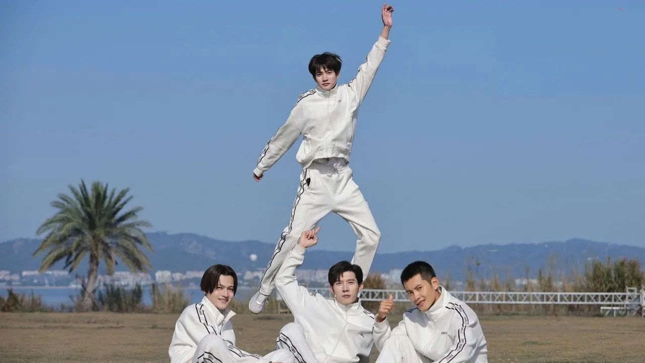 Running Like A Shooting Star backdrop