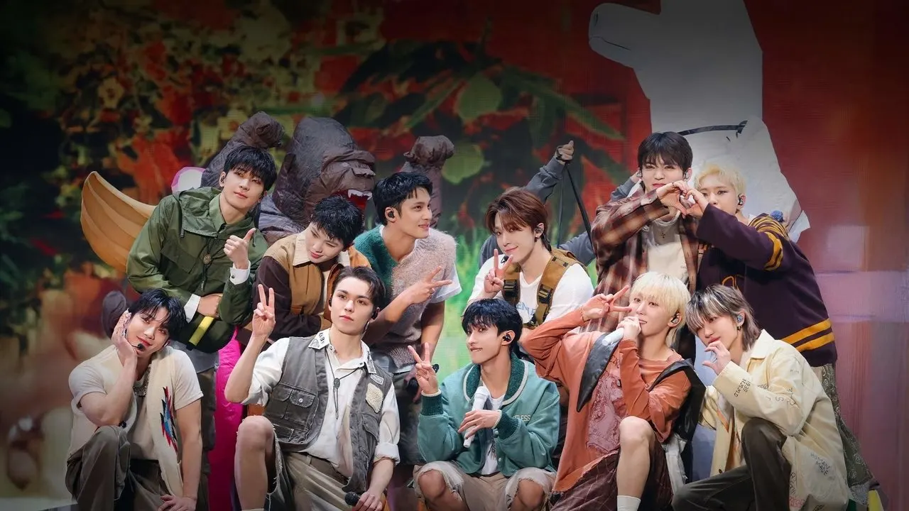 SEVENTEEN: OUR CHAPTER backdrop