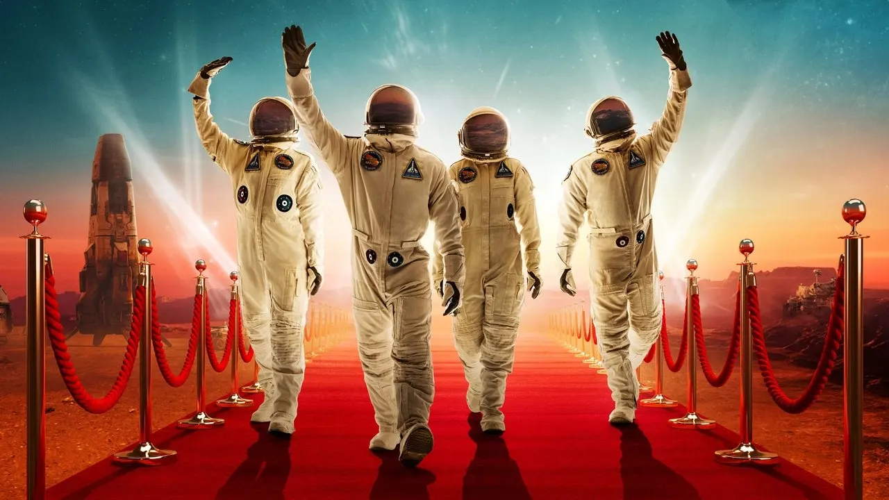 Stars on Mars backdrop