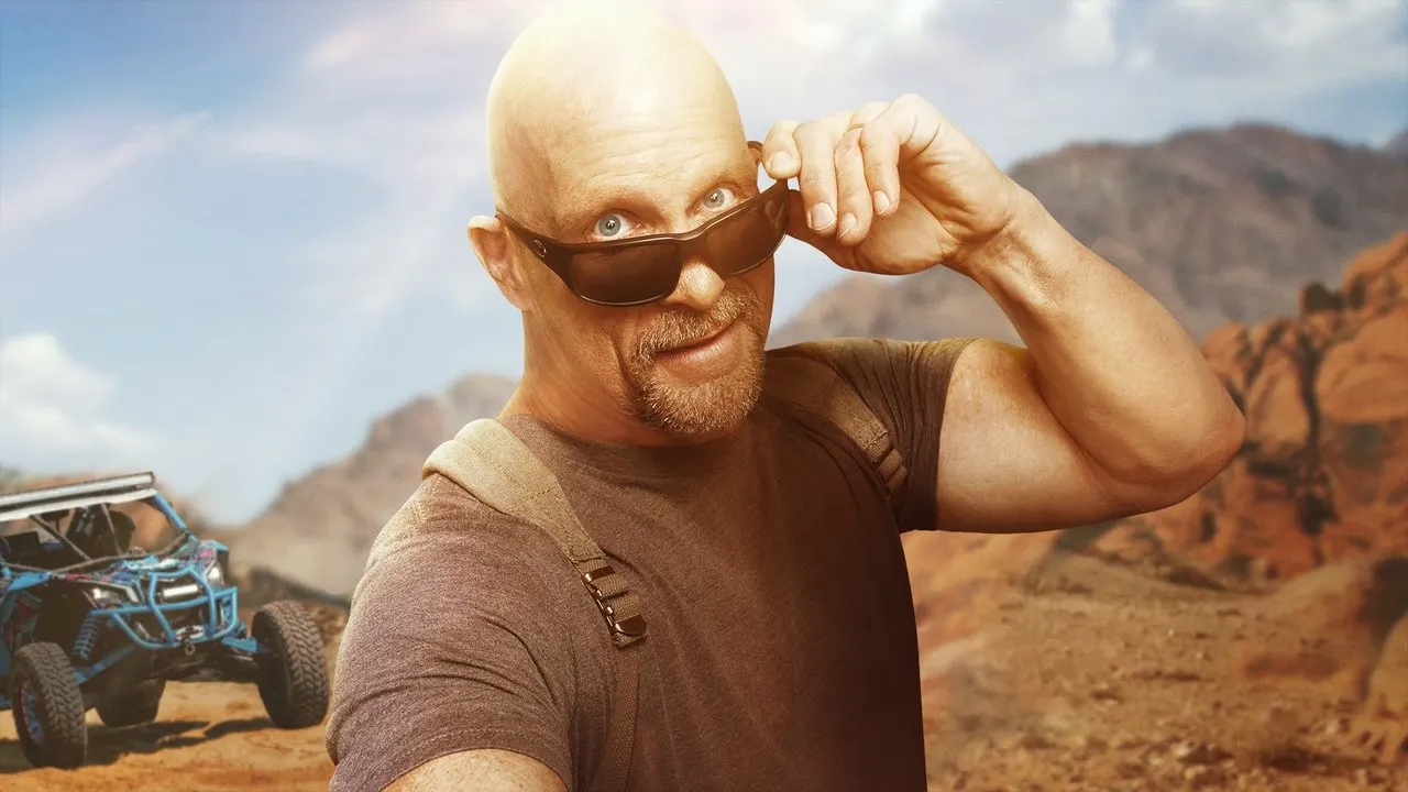 Stone Cold Takes on America backdrop