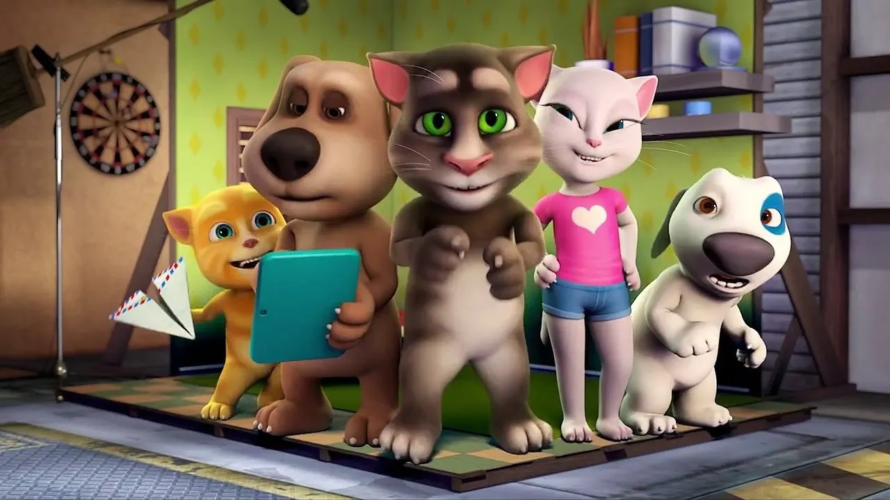 Talking Tom and Friends backdrop