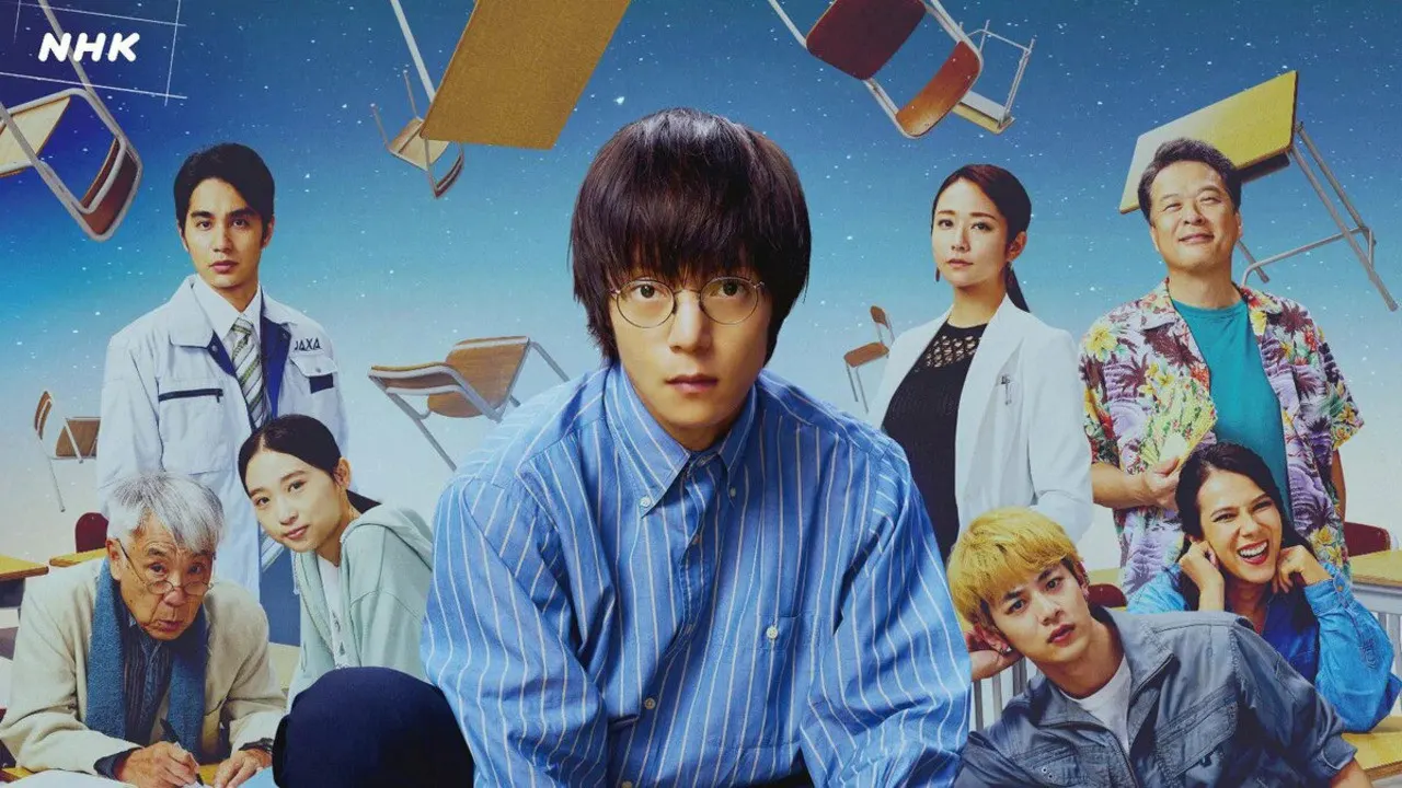 The Science Club backdrop