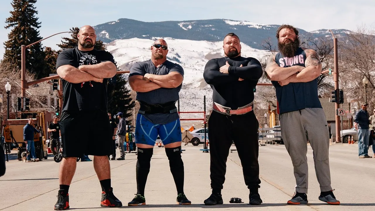 The Strongest Man in History backdrop