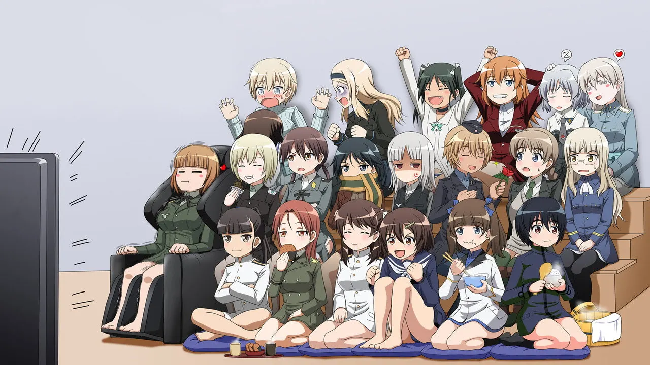World Witches Take Off! backdrop